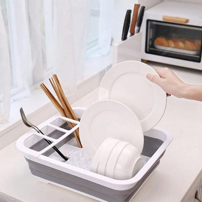 Drying Rack Kitchen, Dish Drying Rack, Collapsible Dish Racks for Kitchen Counter, Suitable for Kitchens, Motorhomes,