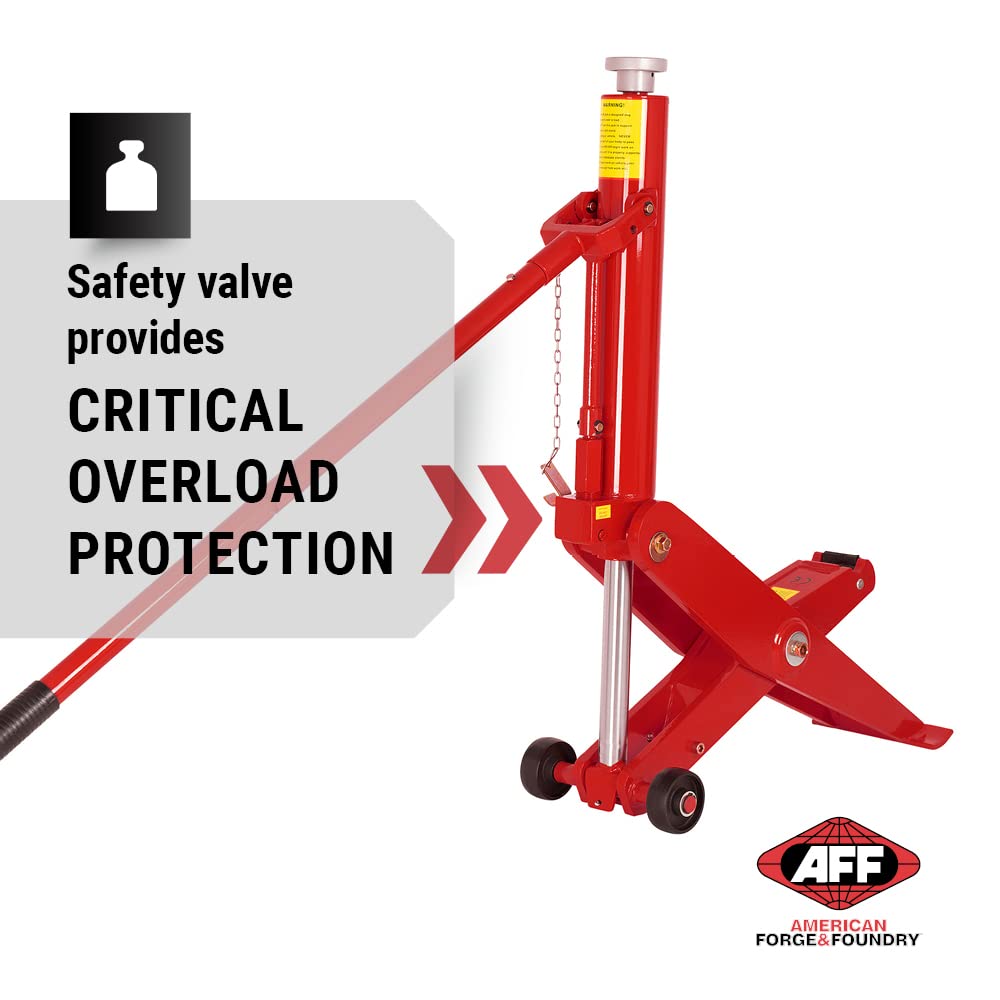 AFF Forklift Jack - 7 Ton (14,000 lbs) Capacity - Fits most Forklift Models - Removable Handle - Heavy Duty
