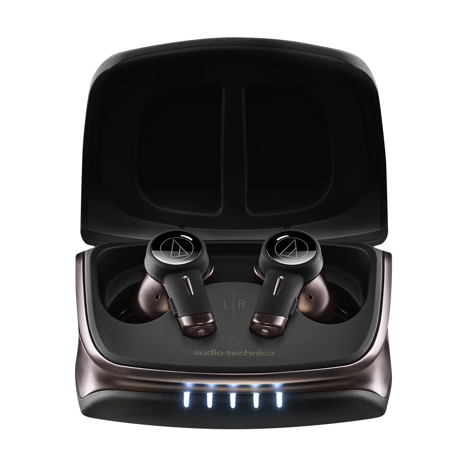Audio-Technica ATH-TWX9 Wireless Earbuds, Premium Listening Experience with Bluetooth Wireless, Noise-Cancellation, High-Resolution Drivers with Innovative Acoustic Technology