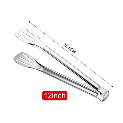 2 Pack Kitchen Tongs Stainless Steel Locking Cooking Barbecue Grilling Food Tongs Kitchen Clamps Sturdy High Resistant Heat Tongs (4PC (7inch,9inch,12inch,14inch))