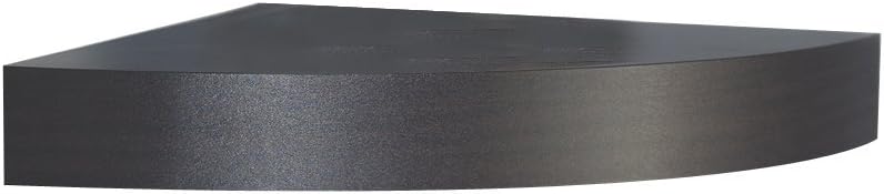 InPlace Shelving Floating Corner Wall Shelf, 191808, 11.8 in D x 2 in H, Espresso