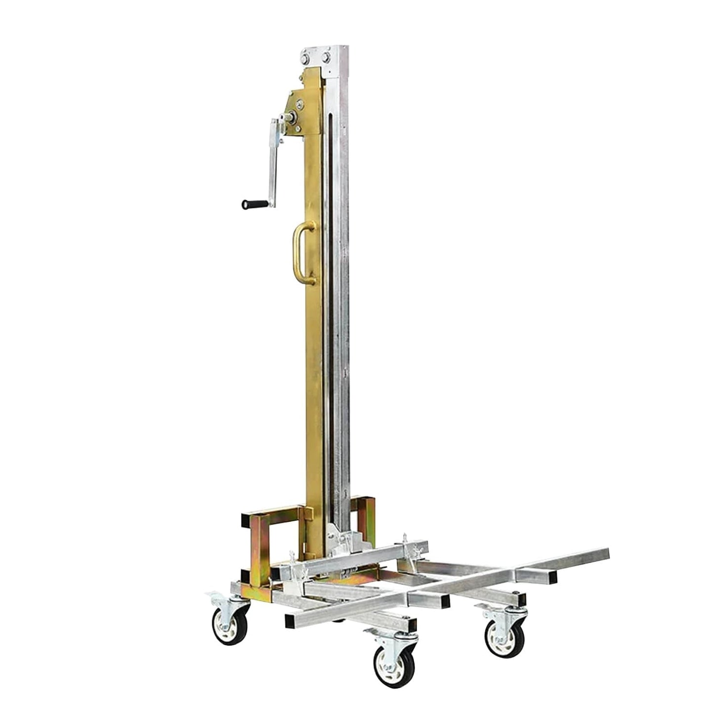 Hanging Cabinet Lifter, Manual Pallet Stacker, Plaster Board Panel Hoist Jack Tool, Height Adjustable, 80kg Capacity, for Commercial Warehouse Factory Building Installation Work(S)
