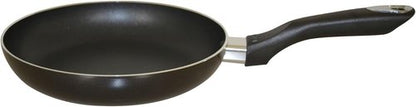 IMUSA 8-Inch Bistro Aluminum Nonstick Fry Pan - Cool Touch Handle for Easy Cooking | Black Skillet