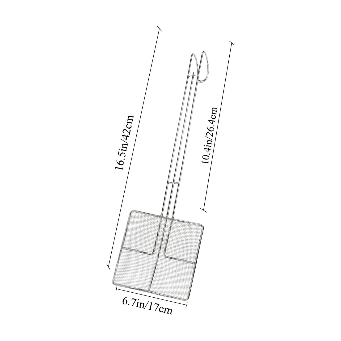 2PCS - Kitchen Spider Fryer Scoop Fry Skimmer Fryer Skimmer (2 spoons + 1 apron + 1 chef's hat)