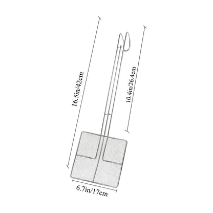 2PCS - Kitchen Spider Fryer Scoop Fry Skimmer Fryer Skimmer (2 spoons + 1 apron + 1 chef's hat)