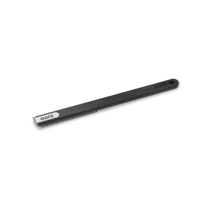 Ooni Wire Brush & Scraper – BBQ and Pizza Stone Cleaner, Grill Cleaner, Outdoor Cooking Tools, Barbecue Utensils - Short Handle