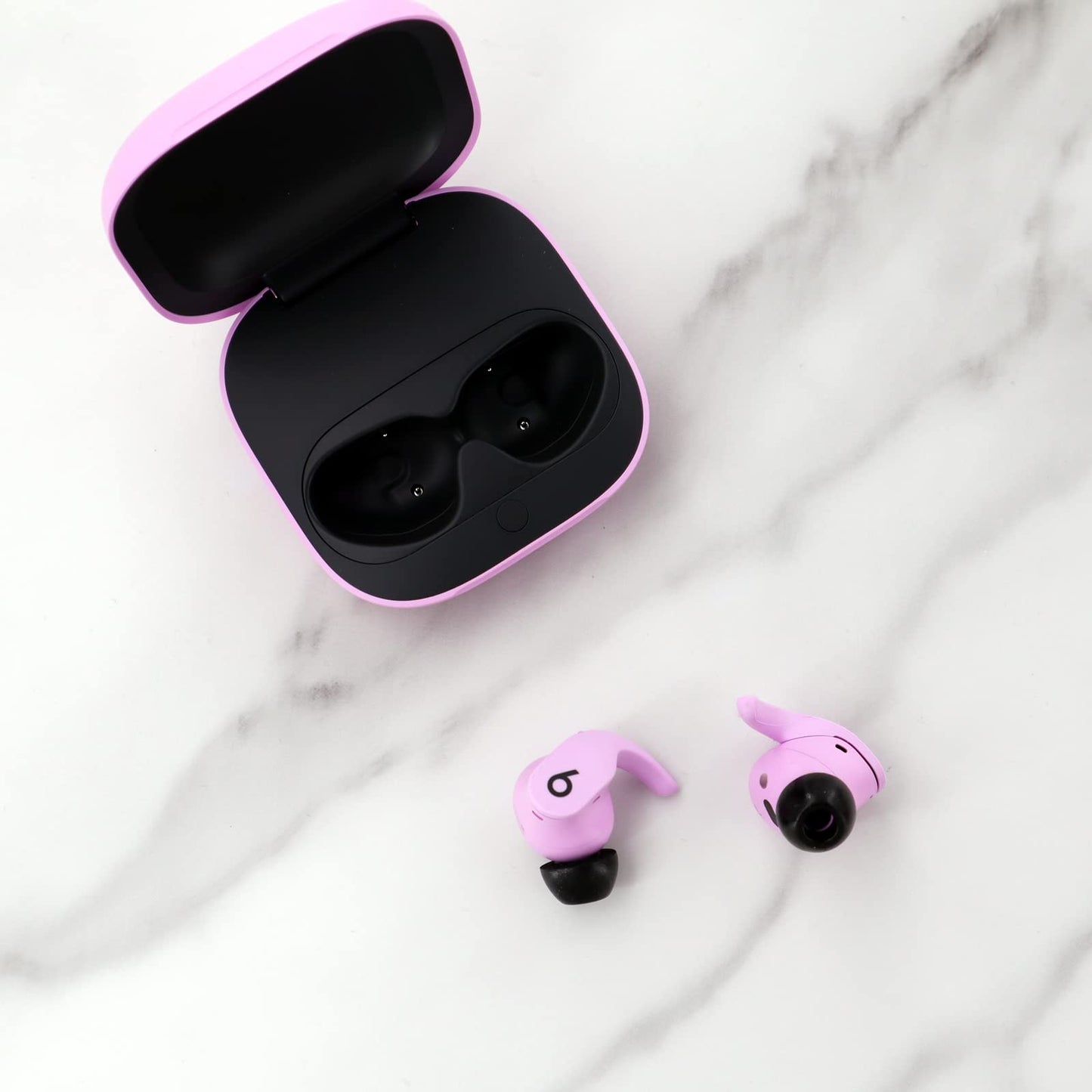3 Pairs Memory Foam Compatible Beats Fit Pro Ear Tips Buds, S/M/L 3 Size Replacement, Cancel Noise, Anti-Slip, Fit in Case, Comfortable No Silicone Pain Earbuds - Black