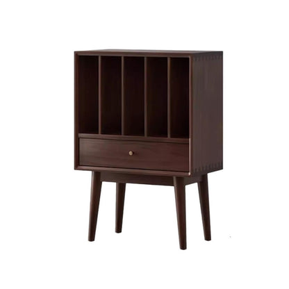 uP9sF2mD DVD Shelf Organizer Vinyl Record Cabinet with Drawers Large Capacity Living Room CD Magazine Storage Rack CD Storage Rack