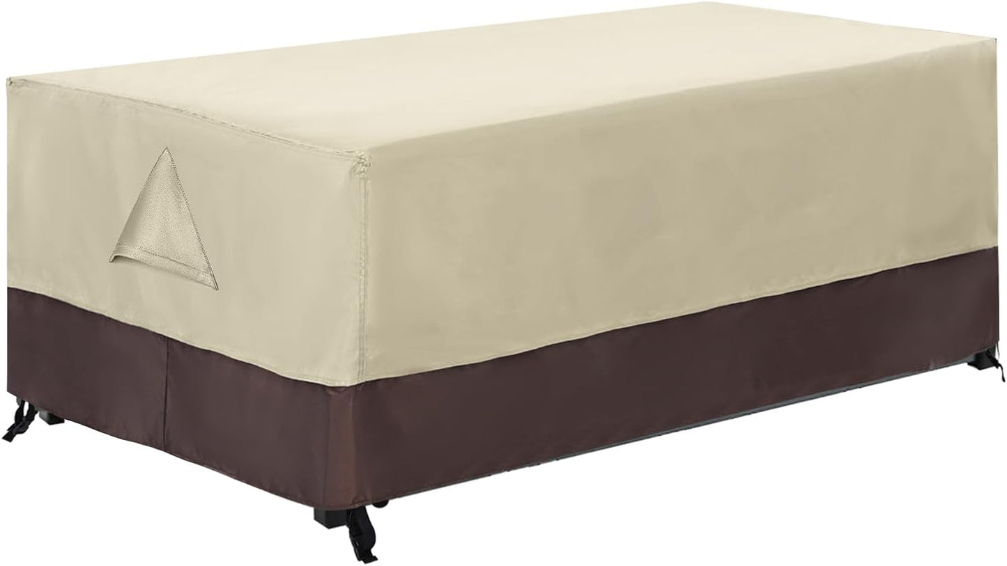 54x28x24 ABCCANOPY Patio Deck Box Cover Waterproof And Dustproof Winter Protection Outdoor Storage Box Cover Universal