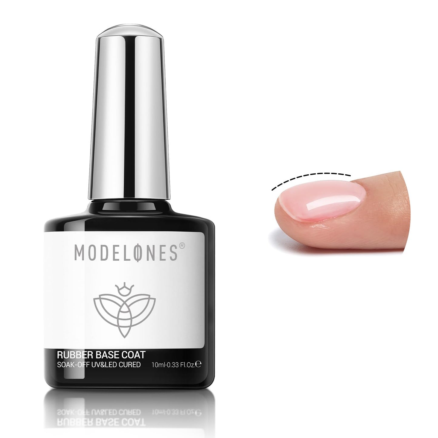 modelones 15 ml Nail Dehydrator and Primer, Acid Free Base Coat Natural Prep Dehydrate & Bond Primer Kit, Hema-Free Acrylic Nail Supplies