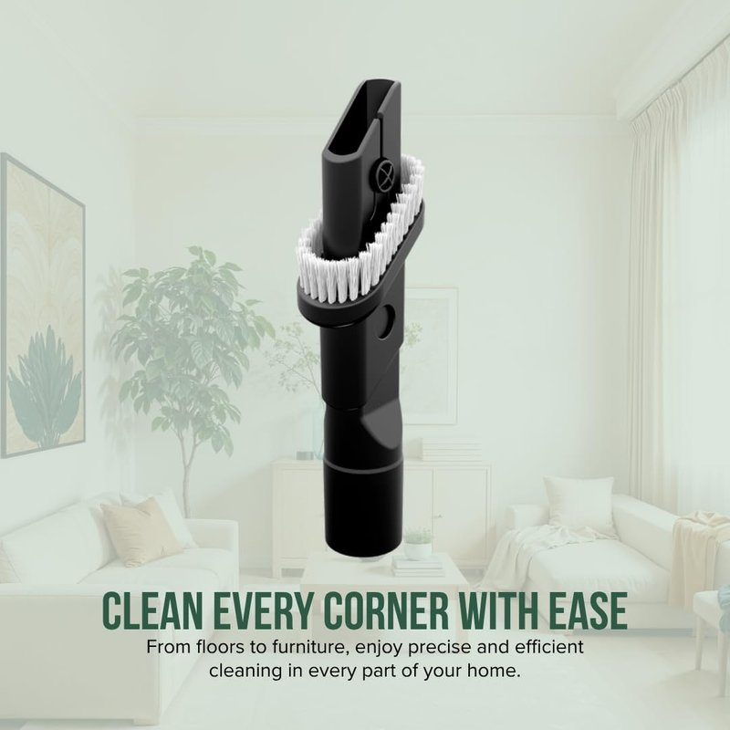 Selgo Replacement Combination Dusting Brush & Crevice Tool for Various Bissell Vacuum Cleaners