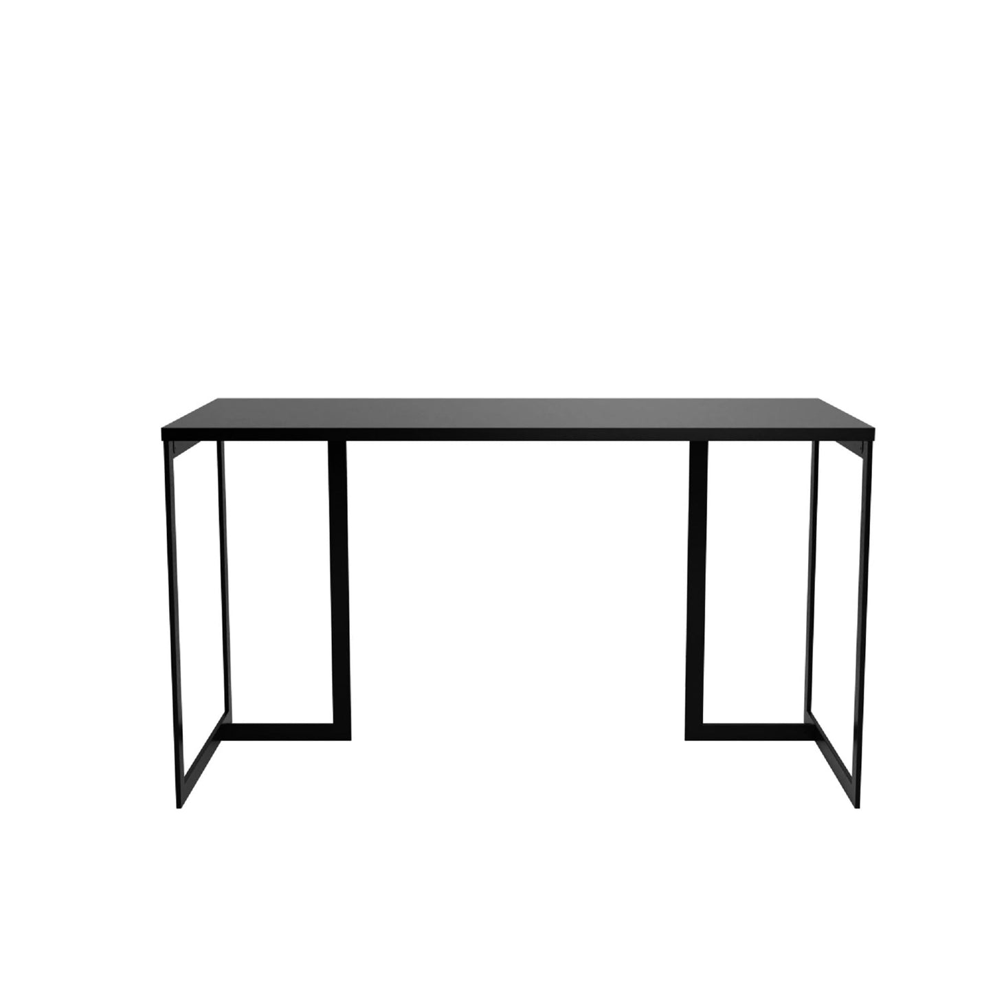 Manhattan Comfort Lexington 53.15 Desk Metal Base in Black