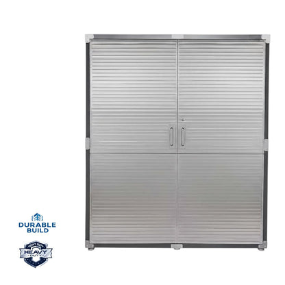 Heavy-Duty Commercial Storage Cabinet (Satin Graphite Black, 60" W x 24" D x 72" H)