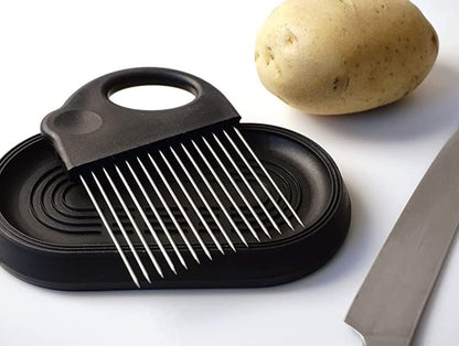 RSVP International Hasselback Potato Guide, One size, Black