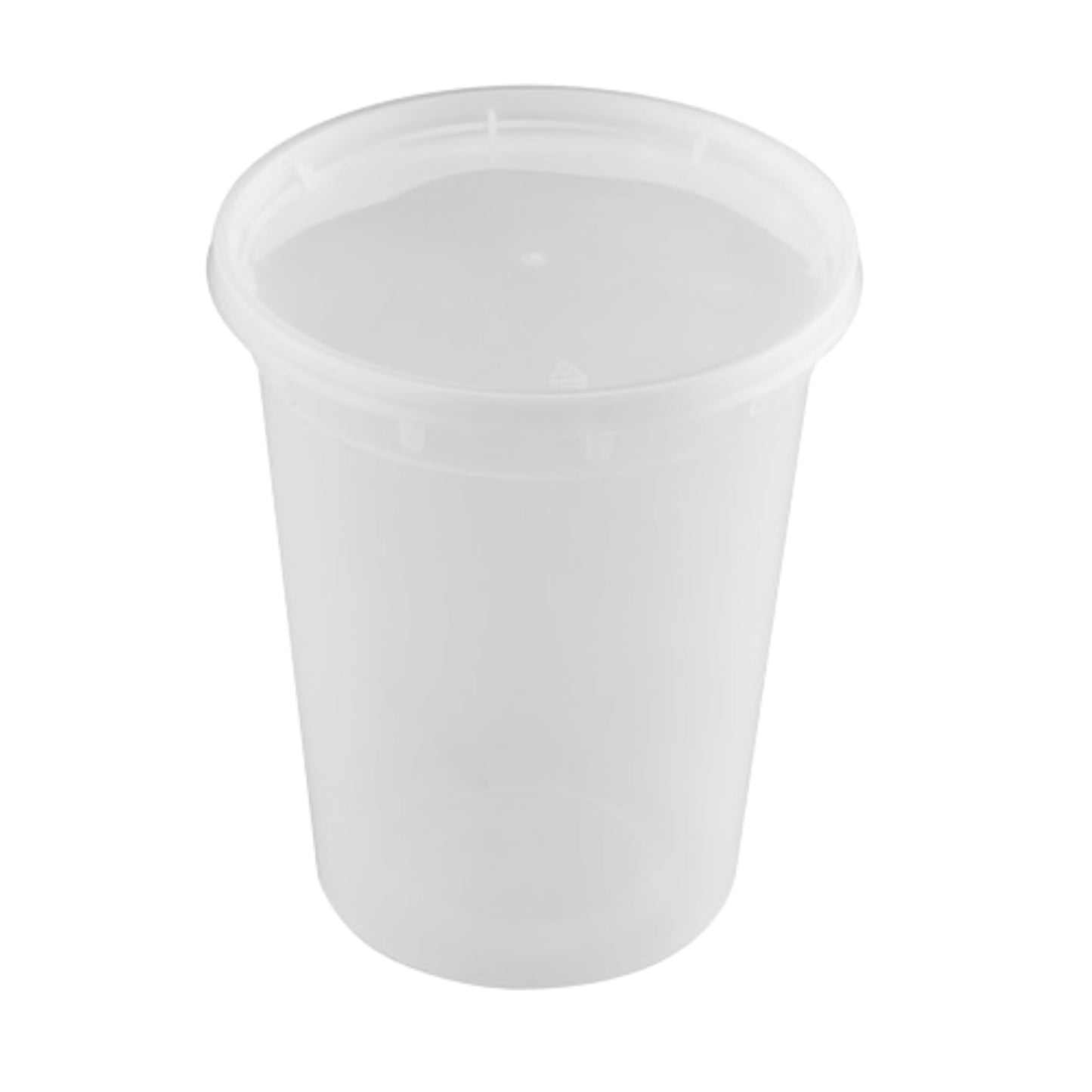 ProTakeOut 32oz [20 set] Heavy Duty Plastic Deli Container | BPA-Free Food Storage with Airtight Leak‑Proof Lids | Microwave, Freezer & Dishwasher Safe – Stackable, Bulk Reusable Soup & Meal Prep Tub