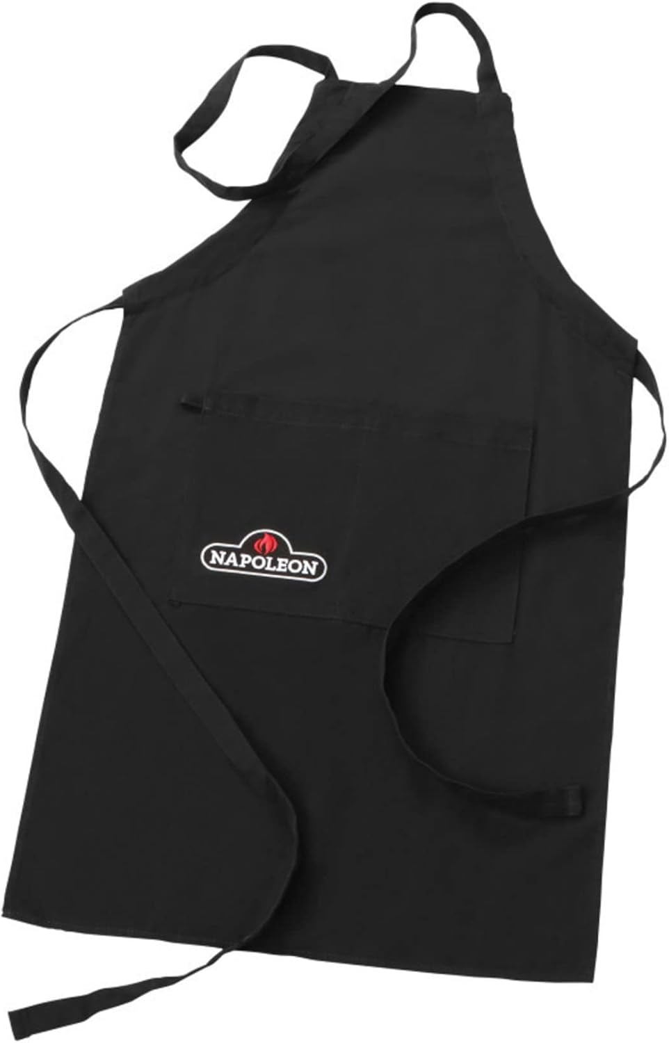 Napoleon BBQ Grill Accessory - Black Grilling Apron, 62131, 100% Cotton, Stylish with Deep Pocket