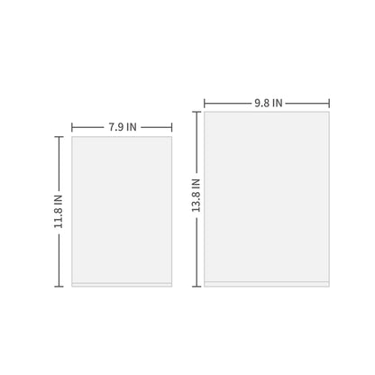 8"x12" & 10"x14" Quart & Gallon Plastic Produce Bags on a Roll- 350 Bags Each (700 Bags), Clear Grocery & Bread Bags, Food Contact Safe (Small & Medium)