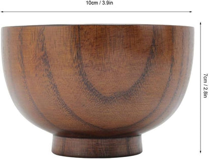 Solid Wood Acacia Wave Serving Bowl, Handmade Natural Root Wood Crafts Bowl for Food Storage, Tableware for Fruits,