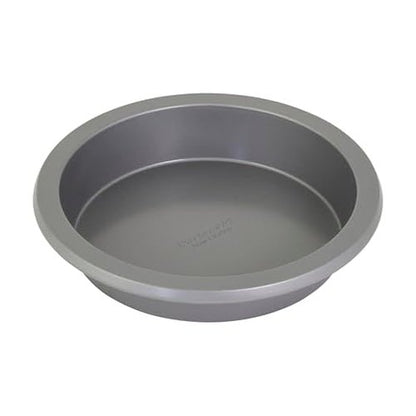 KitchenAid Nonstick Aluminized Steel Round Cake Pan, Dishwasher Safe, 9 Inch, Contour Silver