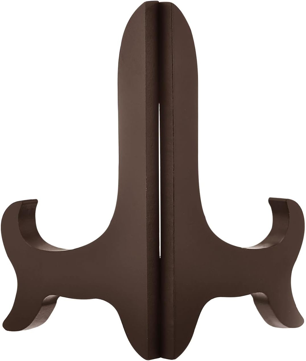 uxcell 3pcs Wooden Folding Easel Plate Holder, 4" Brown Display Stand for Decorative Picture Frame
