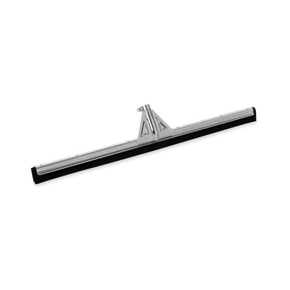 Rubbermaid Commercial Products Heavy-Duty Floor Dual Squeegee Black for Warehouses/Concrete/Car Garage/Basement Floor