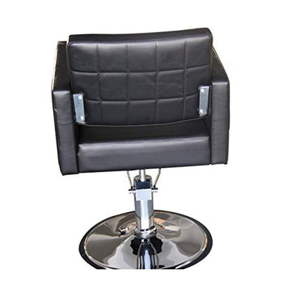 Funnylife Vintage Black Round Base Spa Salon Barber Chair