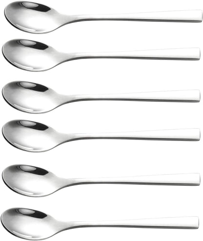 IMEEA Demitasse Spoons - Set of 6, 4.5 Inch SUS304 Stainless Steel Espresso Spoons