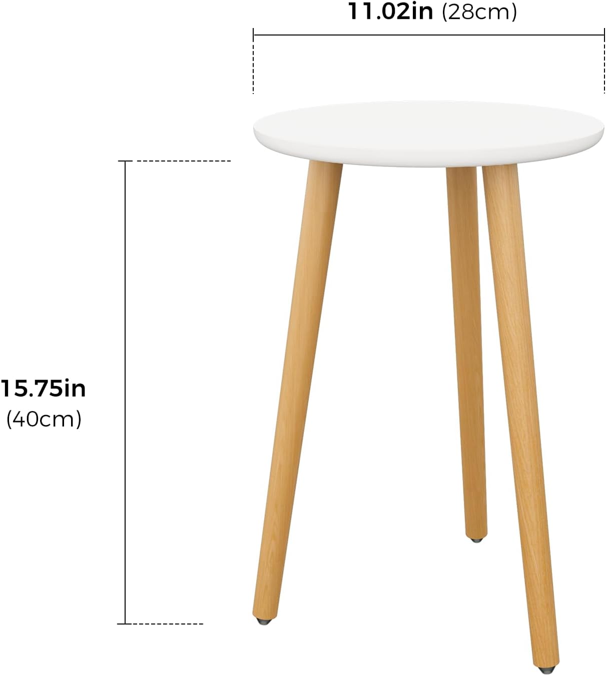 Leaf&lull Tall Plant Stand Indoor Small Plant Table for Large Plants Wooden Plant Stool Plant Holder for Living Room