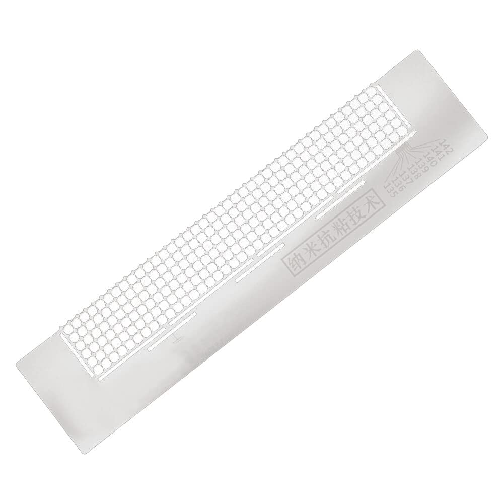 Eforcase 4PCS Diamond Ruler Set - Stainless Steel Mesh Ruler with 216, 240 and 360 Blank Grids for DIY Picture Kits