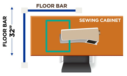Weightless Quilter Frame for Machine Embroidery Quilting