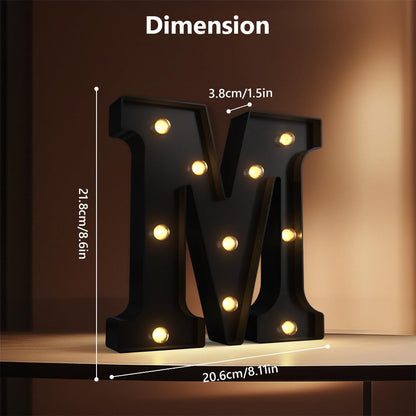 Black Marry Me LED Marquee Sign Light Up Letters, LED Marry Me Sign Marquee Letter Lights, Warm White Letter Light for Wedding Proposal Decoration, Romantic Decorative Letters Signs Battery Operated