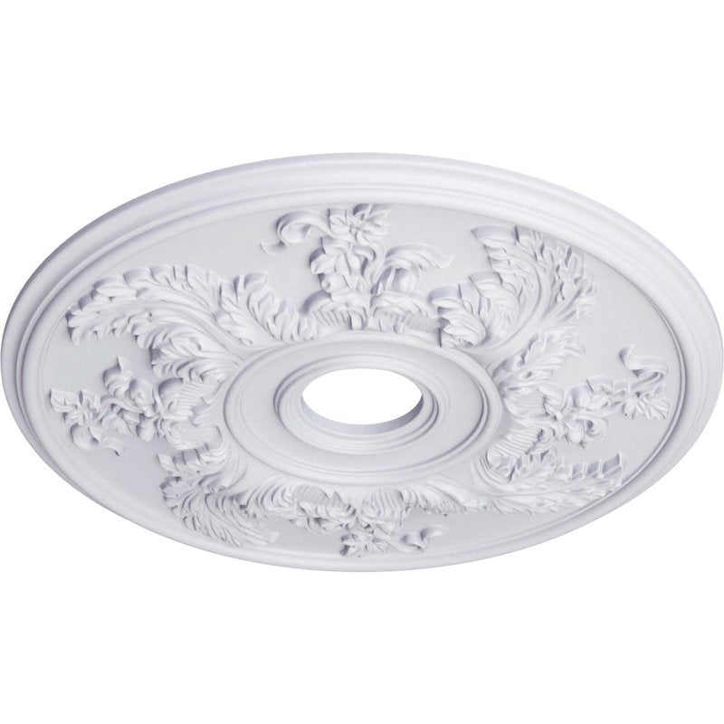 Ekena Millwork CM23AC 23 5/8-Inch OD Acanthus Twist Ceiling Medallion