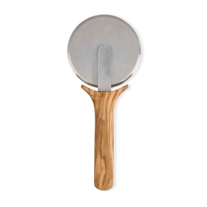 Fantes Italian Olivewood Pizza Wheel, Stainless Steel and Italian Olivewood, The Italian Market Original since 1906