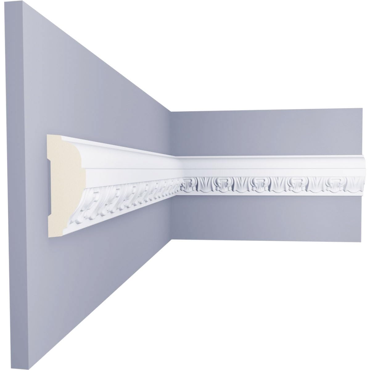 Ekena Millwork PML02X01EM-CASE-12 Emery (12-Pack) Panel Moulding, 2 1/8"H x 7/8"P x 94 1/2"L, Primed