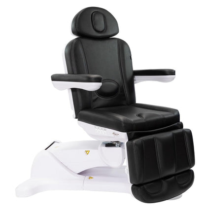 Spa Luxe - Spa Chair for Esthetician, Electric Facial Bed with 240° Rotation, 4 Motors, and Adjustable Headrest, Professional Medical Spa Exam Chair - 2246B, (Black)