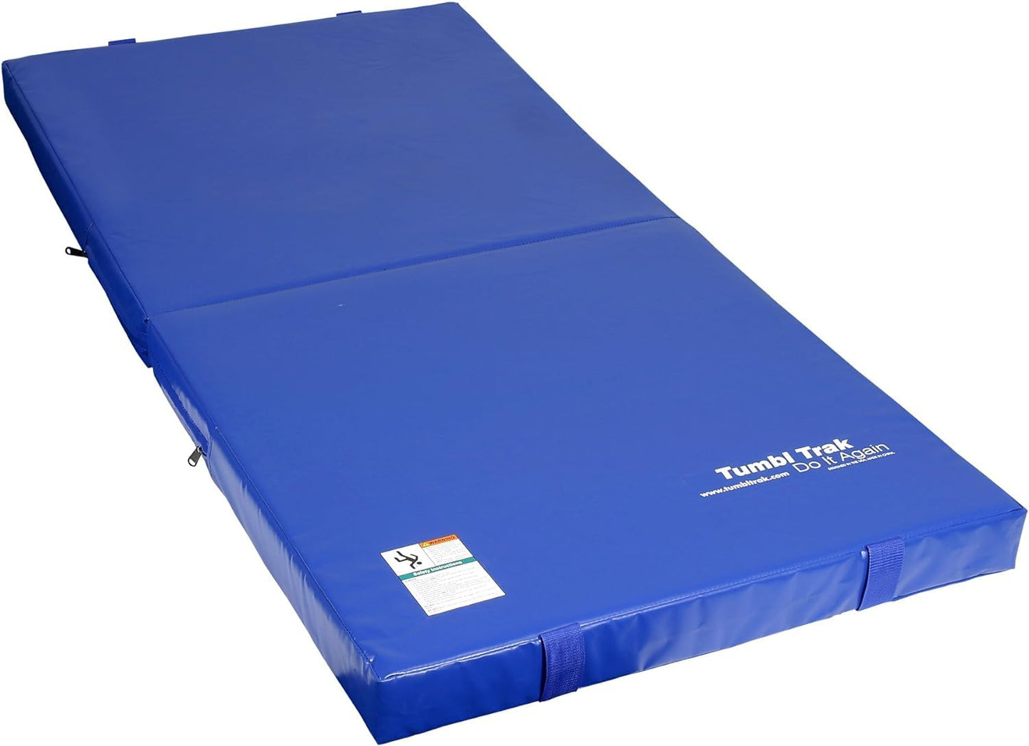 Tumbl Trak Junior Practice Mat, 3'x6'x4", Crash Mat for Gymnastics and Cheer, Landmat for Gymnastics Training, Royal Blue