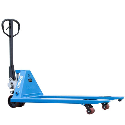 DAZONE Heavy Duty Pallet Jack Truck M30, Manual Pallet Jack 6600 lb. Hand Pallet Truck 27"x 48" for Loading, Unloading and Handling palletized Goods in Warehouse Dock Supermarket Workshops and Homes