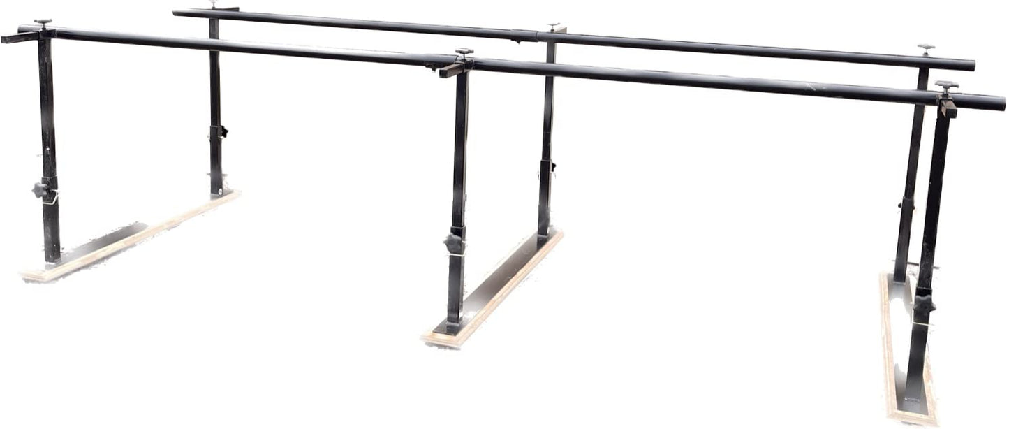 Progymnastic - Physical Therapy Parallel Bars - Adjustable Height and Width Model – (14) Heavy Duty -Made and Manufactured in The USA
