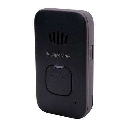 LogicMark Guardian Alert 911 Plus – No Monthly Fees, 2-Way Emergency Pendant for Seniors, with Fall Detection, Water Resistant, Direct 911 Connection Without a Landline