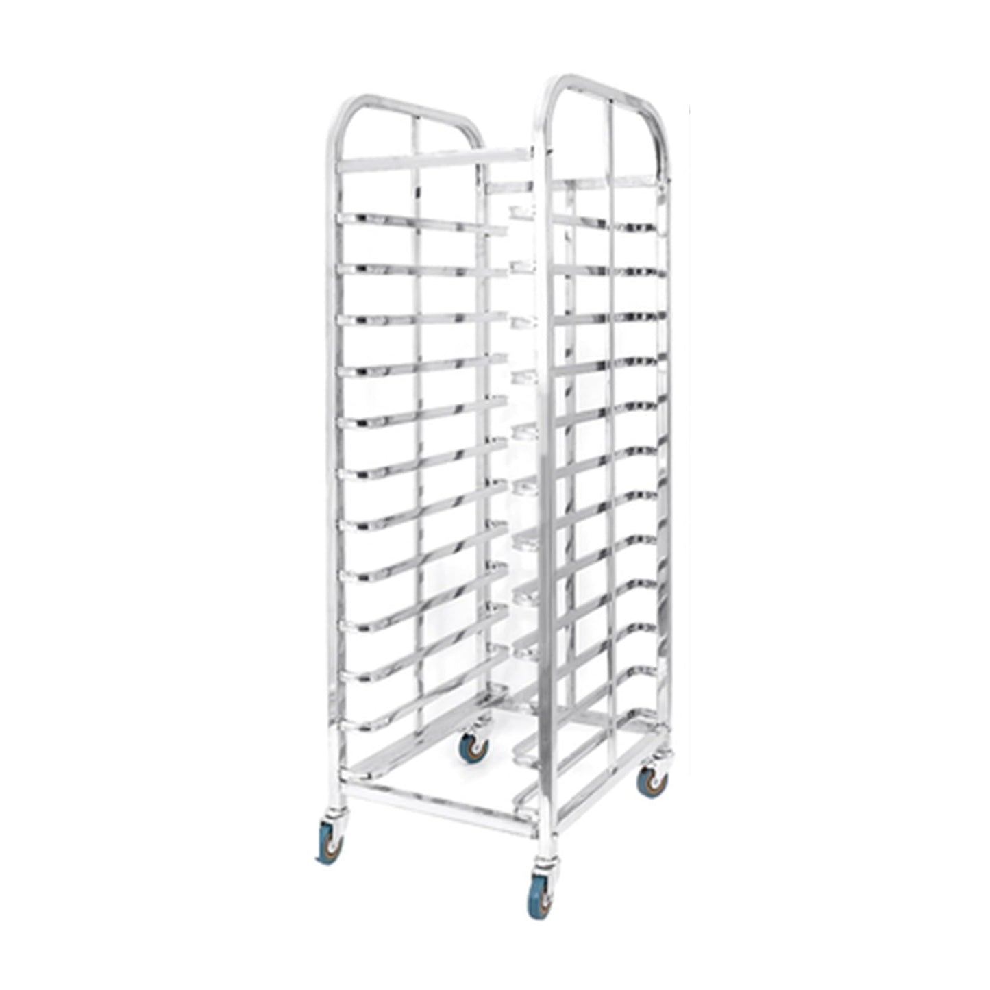 DUHTFCY Large Rolling Bread Rack, 12-Tier Commercial Baking Shelf for Bakeries, Restaurants & Catering, Ideal for Storage