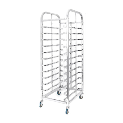 DUHTFCY Large Rolling Bread Rack, 12-Tier Commercial Baking Shelf for Bakeries, Restaurants & Catering, Ideal for Storage