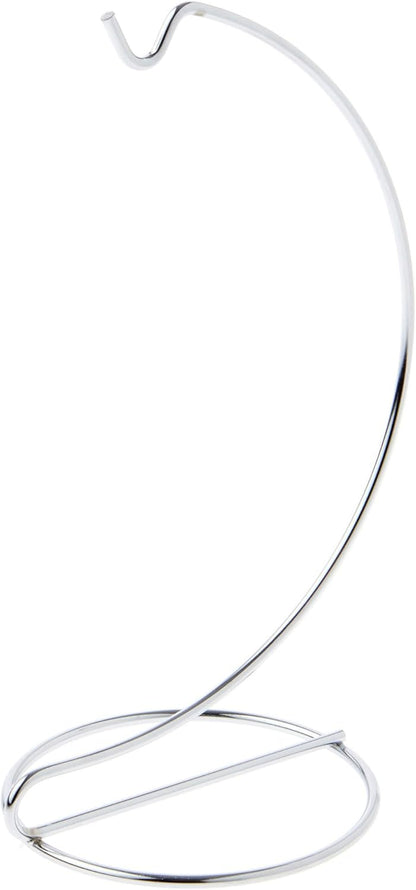 Plymor Simple Silver Ornament Stand, 7" H x 3" W x 3" D (6 Pack)