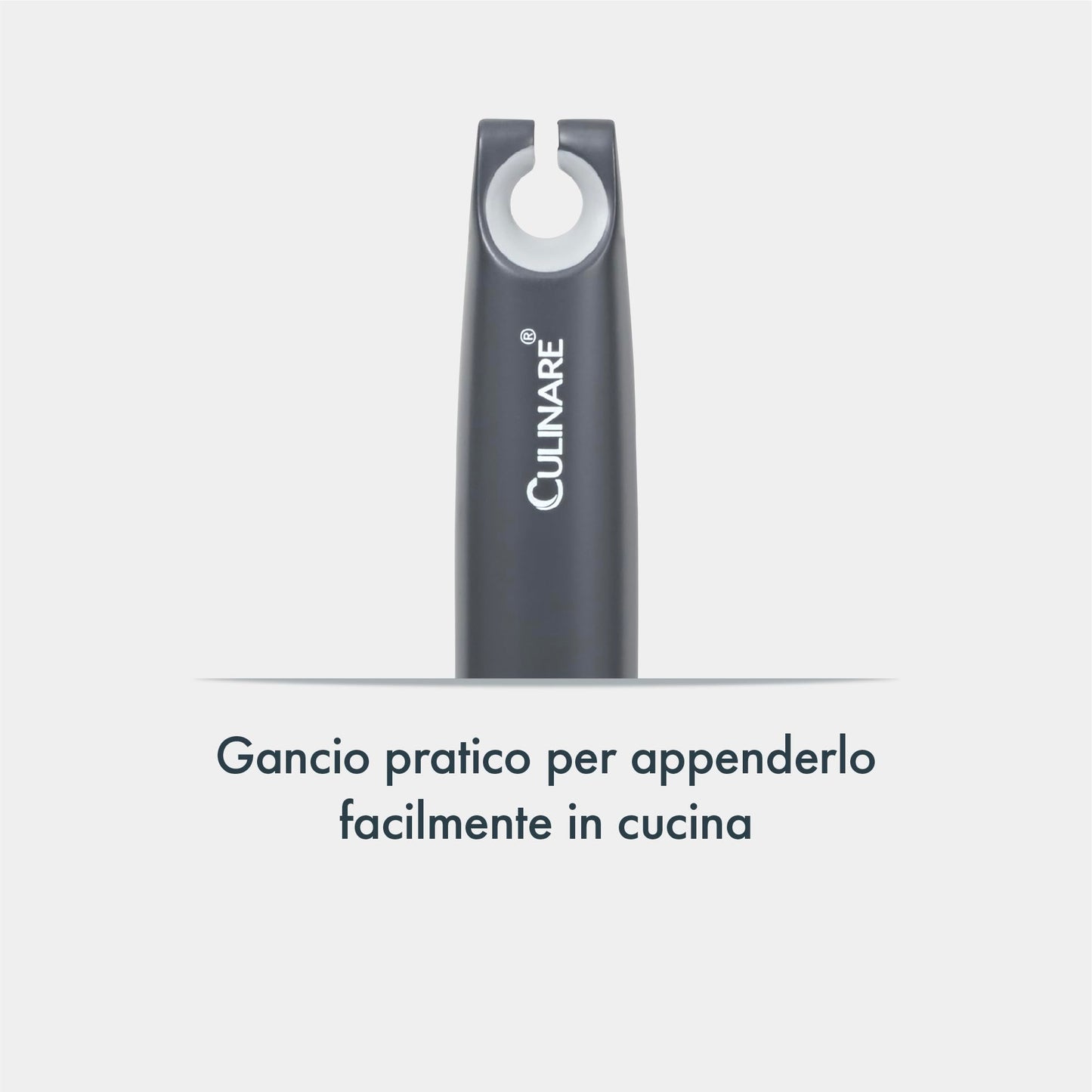 Culinare Soup Ladle with Dual Pouring Spouts & Herb Stripper – Heat-Resistant, Non-Stick Safe Serving Spoon for Soups, Stews & Sauces – Ergonomic Handle, Dishwasher Safe, Easy Storage