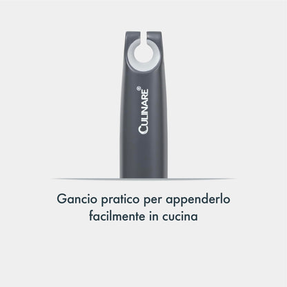 Culinare Soup Ladle with Dual Pouring Spouts & Herb Stripper – Heat-Resistant, Non-Stick Safe Serving Spoon for Soups, Stews & Sauces – Ergonomic Handle, Dishwasher Safe, Easy Storage