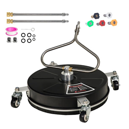 TRELVEX 4000 PSI Pressure Washer Surface Cleaner W/ 2 ExWand Attachment Kit 4000psi