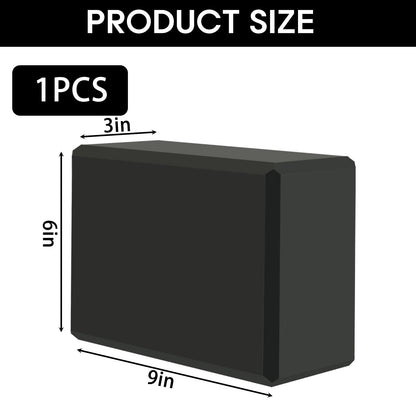 Yoga Block - Supportive Latex-Free Eva Foam - Soft Non-Slip Surface with Beveled Edges for Yoga, Pilates, Meditation - Yoga Accessories for Stability, Balance, Deepen Stretches