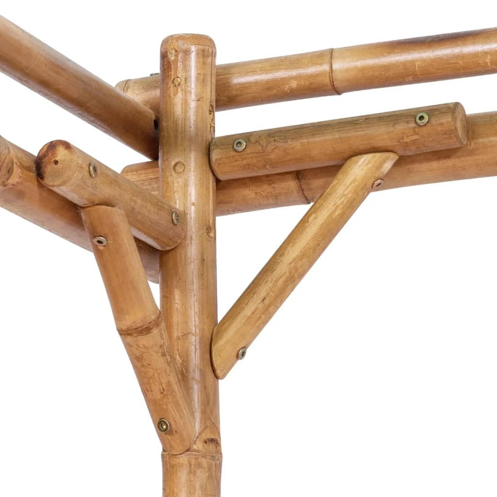 Bamboo Pergola 67x67x86.6 Inch Outdoor Garden Trellis for Climbing Plants Rose Archway Weather Resistant Backyard Patio Decor