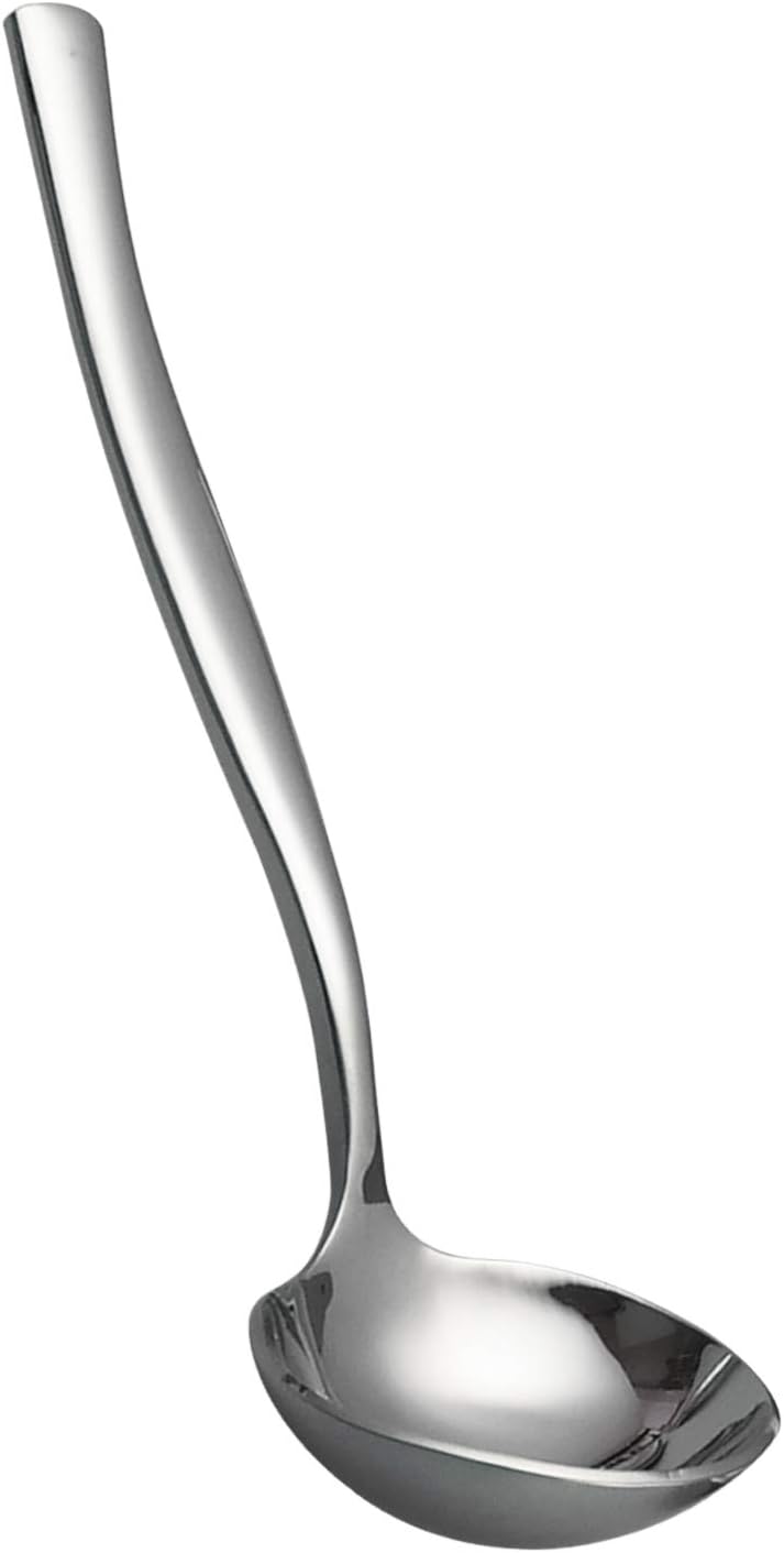 4-Piece Small Stainless Steel Gravy Soup Spoon Set, Perfect for Serving