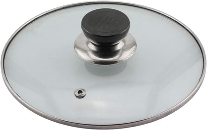 2-Pack Universal Pot Lid Knob Handle, Stainless Steel Base Circular 5.3x7cm Dia - Kitchen Cookware Replacement
