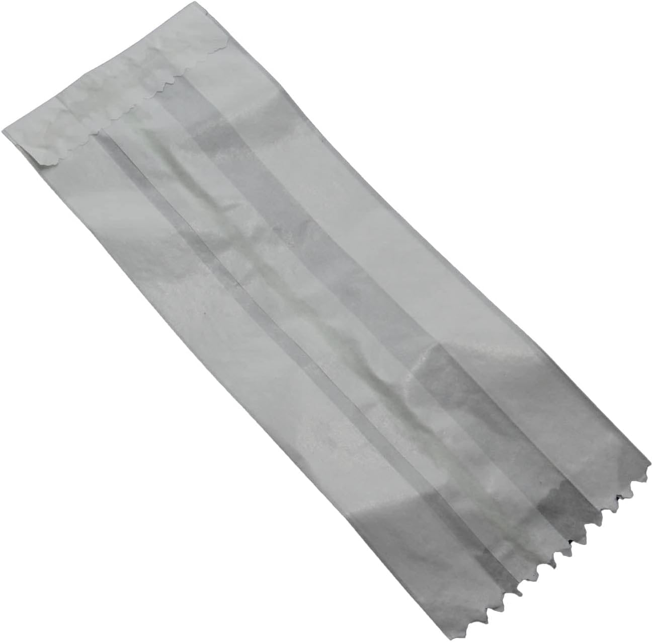 Non-Waxed Glassine Paper Bags, Pack Of 100, 9.8x5.5x3 Inch Gussetted White Food Grade Storage Pouches